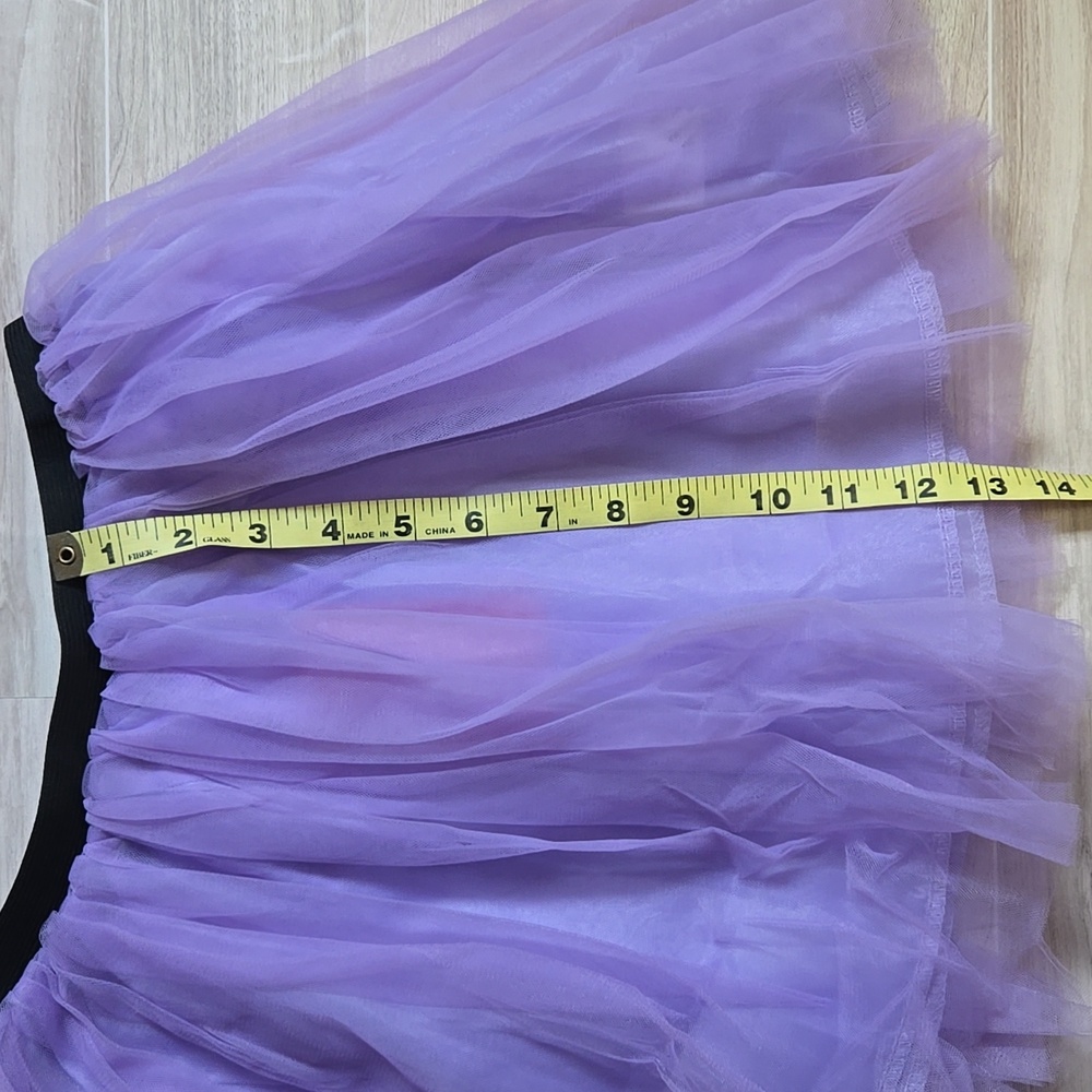 Girl's Purple Ballet Mesh Tutu Skirt Dance Halloween Costume Birthday Party - Picture 7 of 10